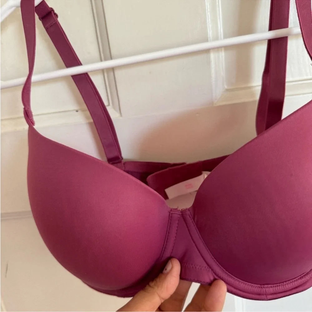 PINK Victoria’s Secret mauve purple wear everywhere lightly lined bra size‎ 34DD
